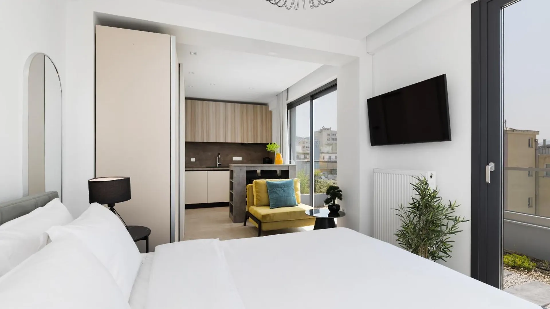 Skyline Luxury Apartment With Stunning Terrace By Binobi! Selanik